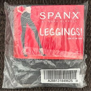 SPANX by Sara Blakely "Look At Me Now" Leggings - Charcoal Grey - Sz Small- NEW!